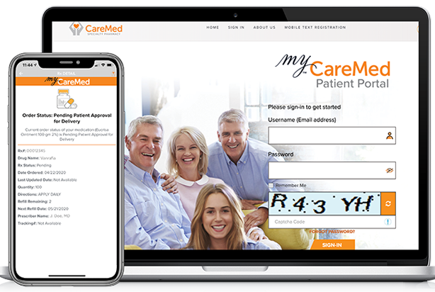 MyCareMed Patient Mobile App and Portal