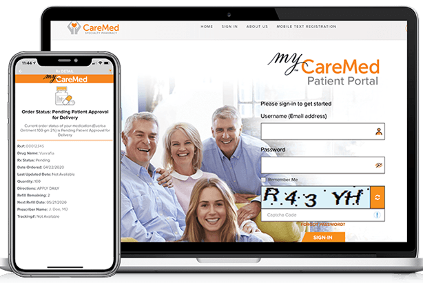 MyCareMed Patient Mobile App and Portal